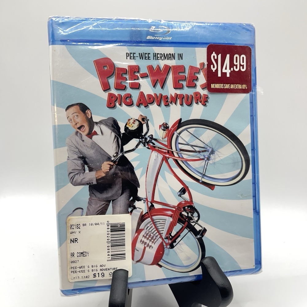 Pee Wees Big Adventure (Blu-ray, 2011) NEW Paul Reubens comedy adventure classic